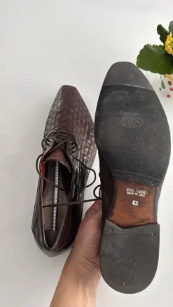 🤎 Designer Halbschuhe von Jo Ghost – Größe 43 – Braun 🤎