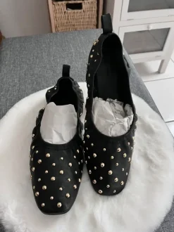 🩶 H&M Nieten Ballerina 42 1/2 neuwertig