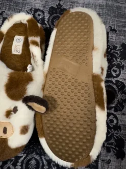🐮 Kuschelige Kuh-Hausschuhe / Slipper Gr. 41 🐮