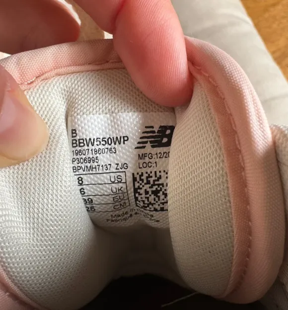 550 New balance Rosa