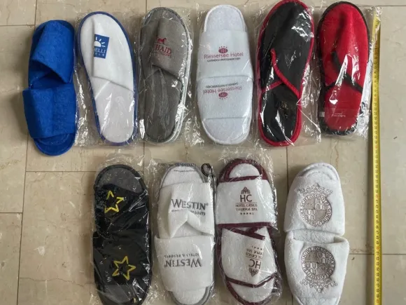 10 Paar Badeschlappen Hotel, unbenutzt, eingepackt, La Bottega