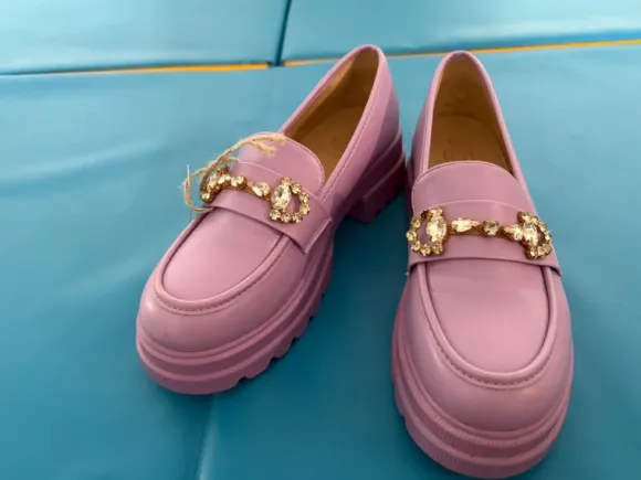 💜 Stylische Loafer in Flieder/Lila – Größe 37 💜