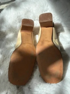 Absatz Schuhe im attraktiven Natur/Beige 39
