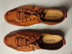 Ademende casual schoenen voor heren, handgemaakte platte sneakers, comfortabele instappers