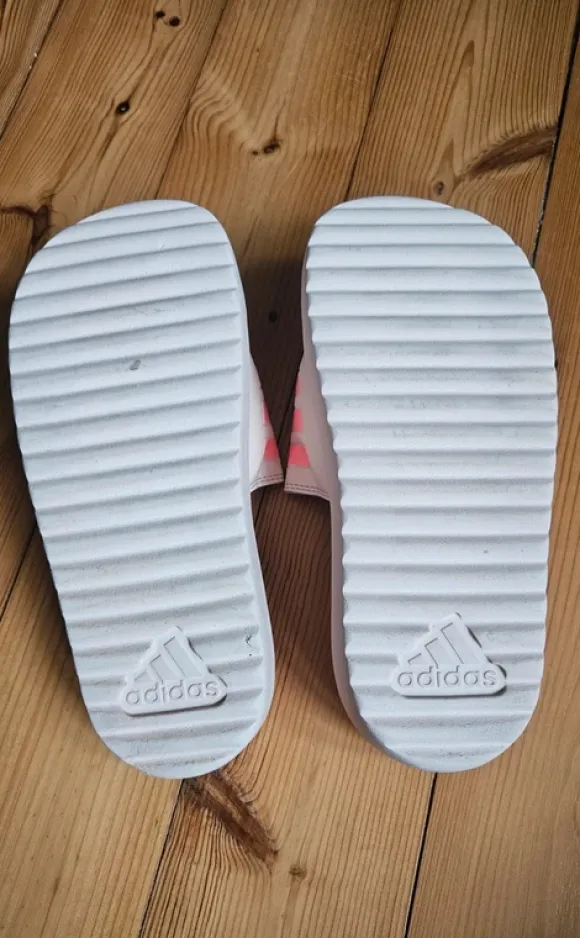Adidas Adilette Plateau-Slider in Pink Gr. 38