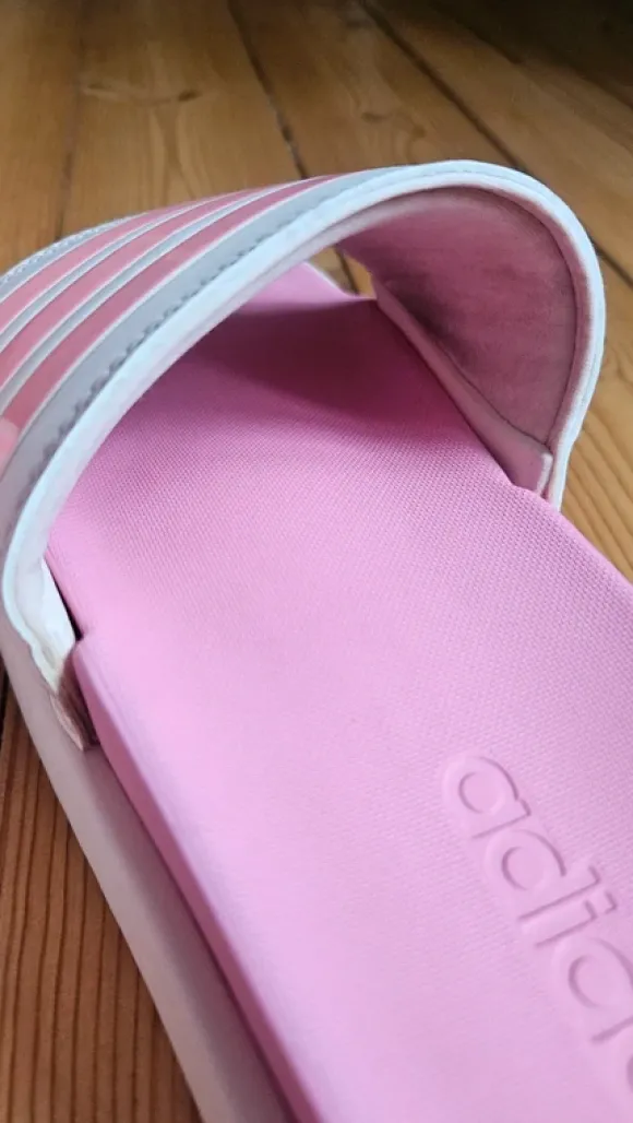 Adidas Adilette Plateau-Slider in Pink Gr. 38