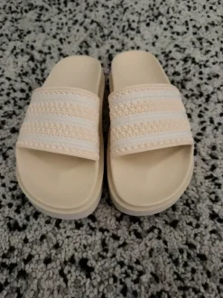 Adidas Bonega Plateau Platform bade slipper 38 gelb wide