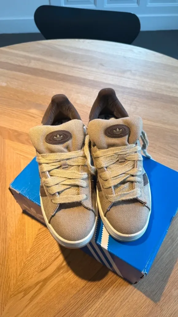 Adidas Campus Hemp Sneaker Beige/Braun Gr. 42 1/2