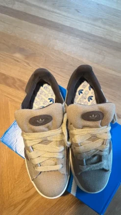 Adidas Campus Hemp Sneaker Beige/Braun Gr. 42 1/2