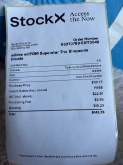 Adidas Clouds Simpsons