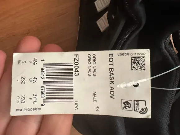 Adidas EQT Bask ADV Sneaker – Neu mit Etikett