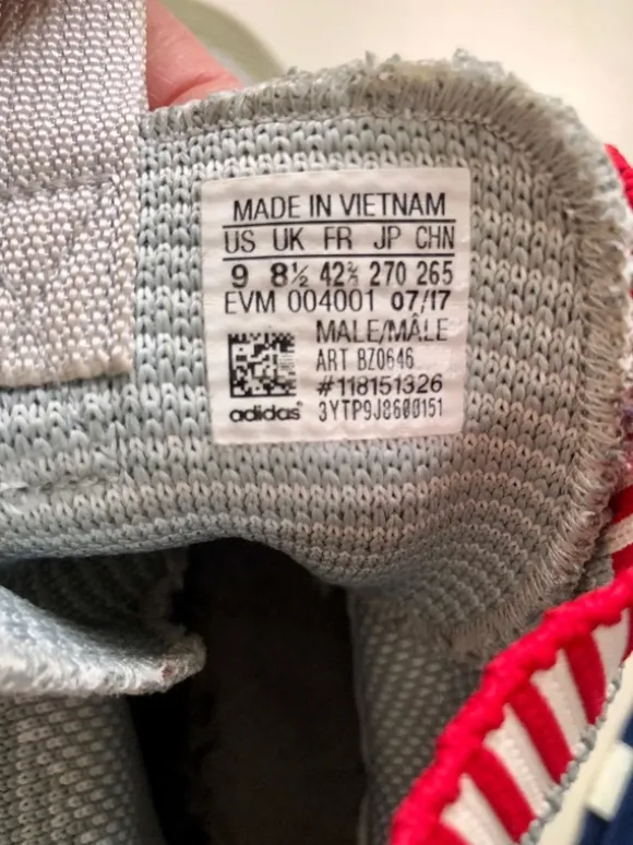 Adidas Primeknit Nmd Kiit grijs