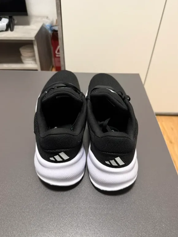 Adidas Response Running Shoes in Core Black and Cloud White