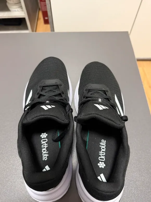 Adidas Response Running Shoes in Core Black and Cloud White