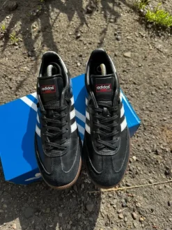 Adidas Samba OG Black/White Vintage Y2K Sneakers Size 44