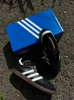 Adidas Samba OG Black/White Vintage Y2K Sneakers Size 44