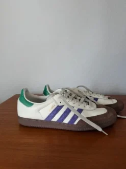 Adidas Samba Vintage Purple Green Brown Gr. 42 2/3