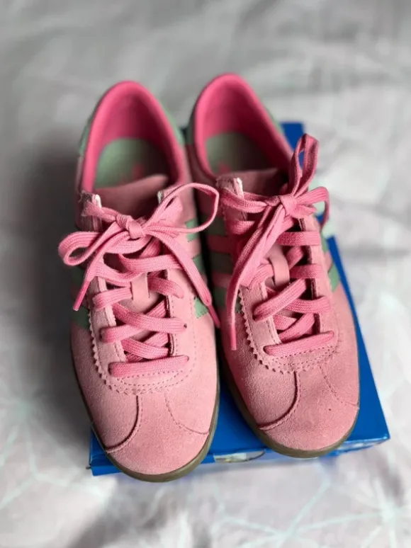 Adidas STADT pink/grau Größe 38 2/3