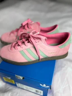 Adidas STADT pink/grau Größe 38 2/3