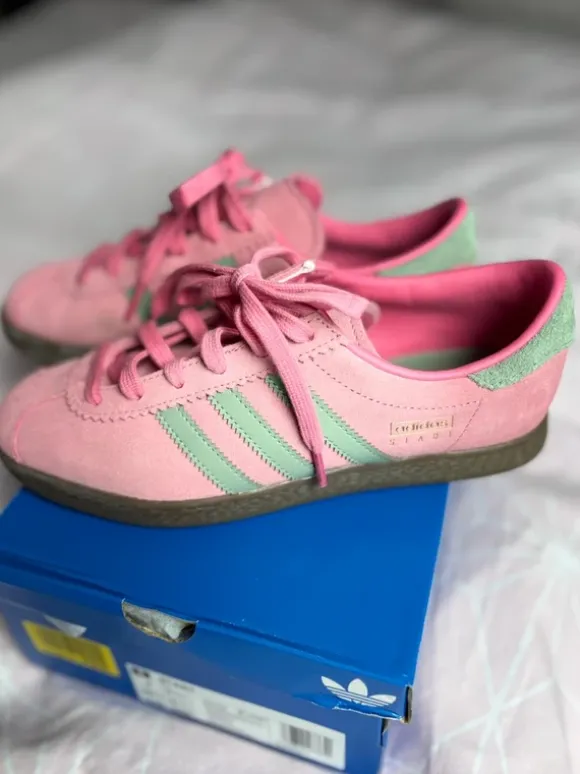 Adidas STADT pink/grau Größe 38 2/3