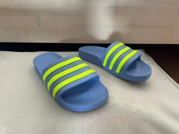 Adiletten Damen 37 blau grün