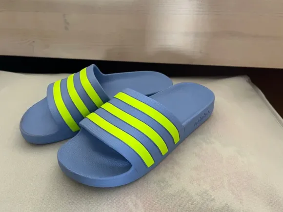 Adiletten Damen 37 blau grün