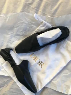 Adolfo Dominguez Black Leather Minimalist Loafers
