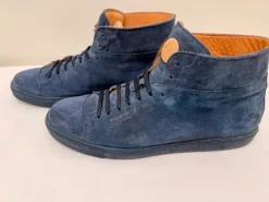 AlexanderLaude Leder-Sneaker Blue Ocean, Blau, Gr. 45