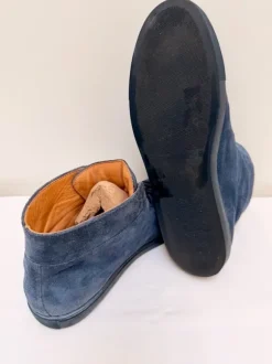 AlexanderLaude Leder-Sneaker Blue Ocean, Blau, Gr. 45