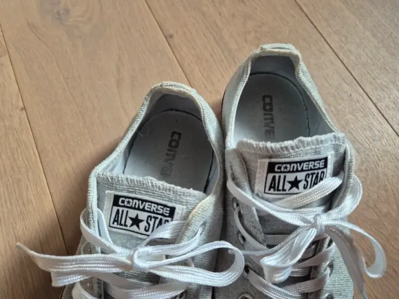 All stars - blauw met een glitter maat 40