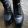 Another Schnür Boots Stiefeletten blau Gr. 39