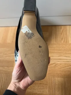 Ara Damen Pumps Gr. 37,5 Schwarz Kroko-Optik