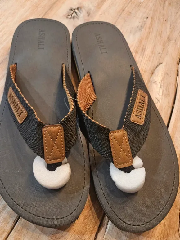 Ashali Flip-Flops gewebt Gr. 45 *neu und ungetragen