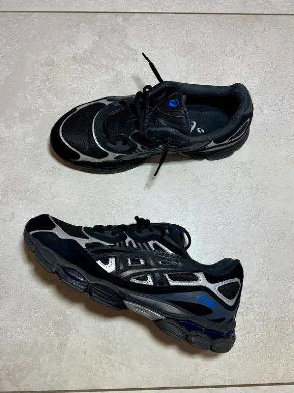 Asics Gel NYC Black Grey Blue 43.5