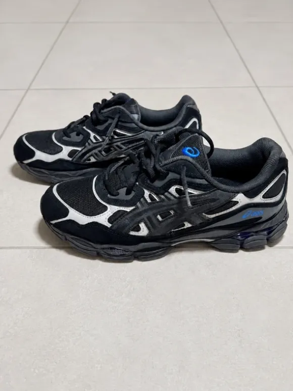 Asics Gel NYC Black Grey Blue 43.5