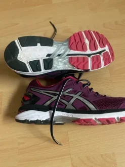 Asics Laufschuhe Damen pink lila schwarz 41,5