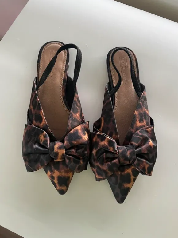 Asos leopard instappers