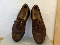 Authentic Bally of Switzerland boat loafers.