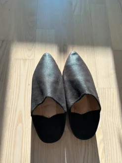 Babouche, Schlappen, Leder