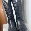 baddie Ibiza Style 90s handmade Don Quijote Western Style Boots Manta Style Cowboy Boots