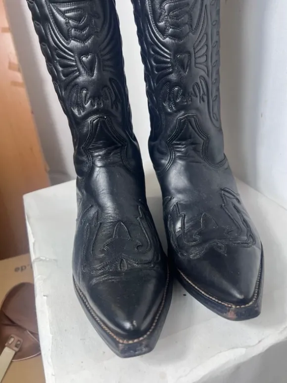 baddie Ibiza Style 90s handmade Don Quijote Western Style Boots Manta Style Cowboy Boots