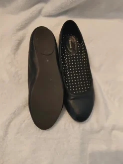 Ballerina schwarz glänzend