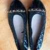 Ballerina schwarz Gold 36 Primark