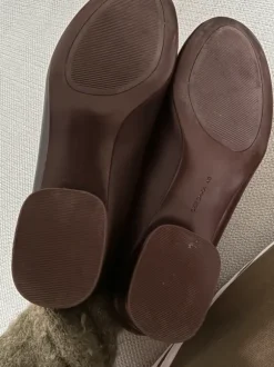 Ballerinas Braun mit Absatzt Bershka neu // Stockholm Style// Ballerinas