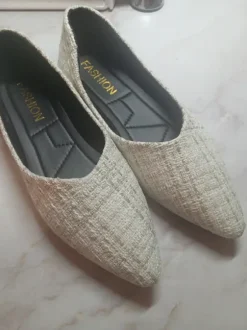 Ballerinas Creme Gold Gr. 42 neu
