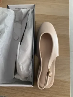 Ballerine/ mules crème