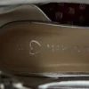 Ballerines pointues argentées