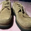 Base London Vintage 90s Suede Derby – Chunky – Made in Italy – Gr. 43 fällt wie 44 – Ungetragen