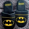 Batman Schlappen Hausschuhe Herren Gr 42