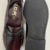 B.D.A. Penny Loafer Große 40 Echtleder Bordeaux Made in Spain